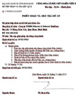 Phiếu nhận hồ sơ & hẹn trả kết quả